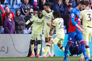 Com gols no fim, Arsenal vence Crystal Palace no sul de Londres