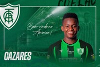 Amrica Mineiro anuncia o meia Cazares