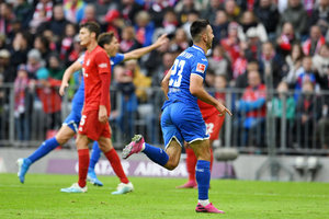Com dois de Adamyan, Hoffenheim vence Bayern, que v liderana ameaada