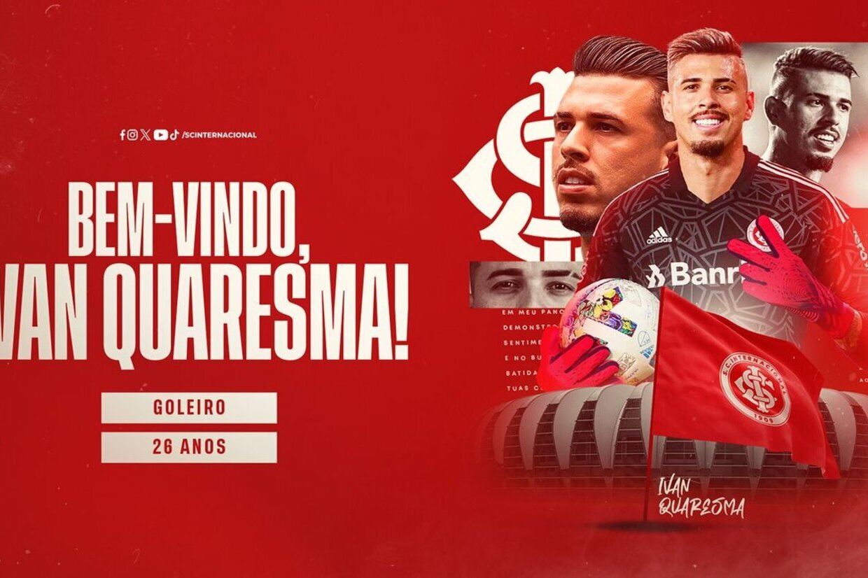 Inter confirma a chegada do goleiro Ivan em definitivo