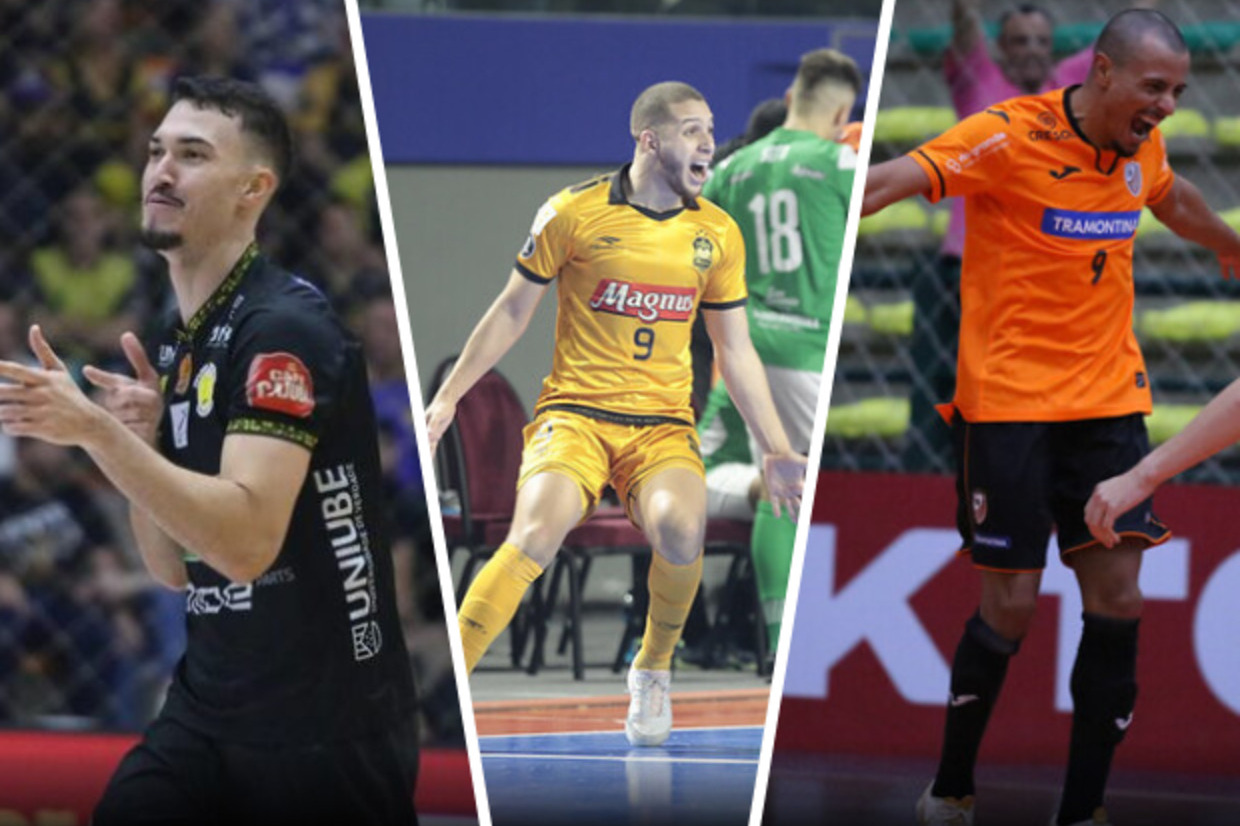 Veja a lista dos 10 principais artilheiros do futsal brasileiro em 2024