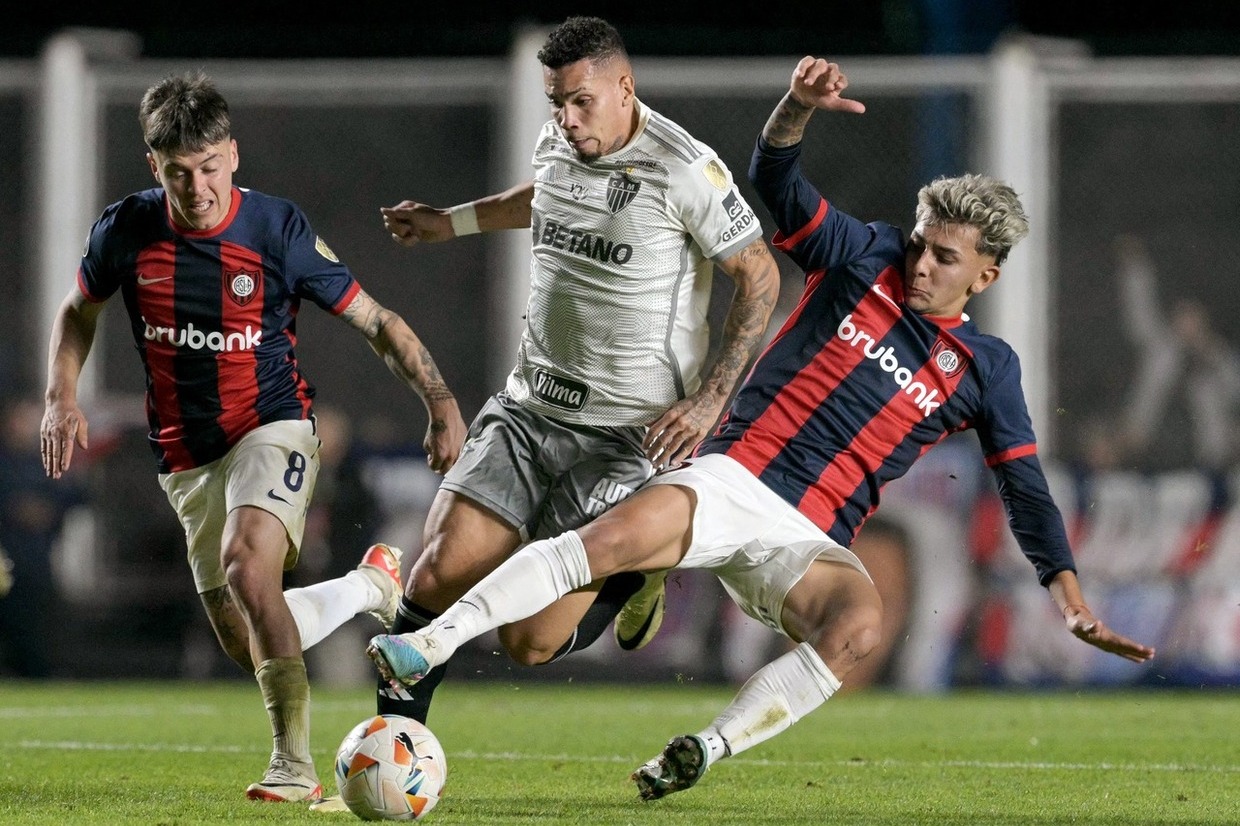 Atlético Mineiro arranca empate com o San Lorenzo nas oitavas da Libertadores