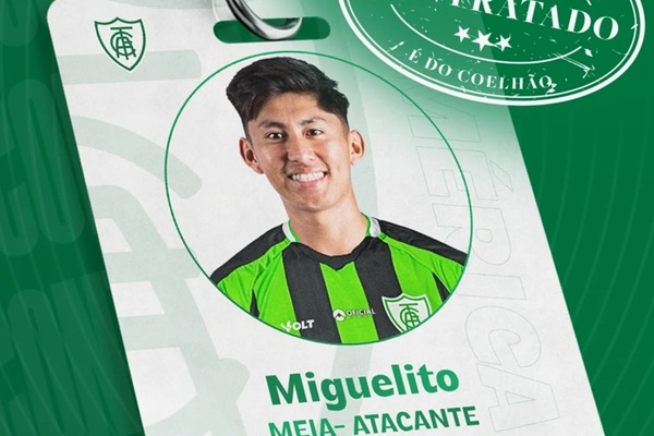 Sem espao no Santos, Miguelito  emprestado ao Amrica Mineiro