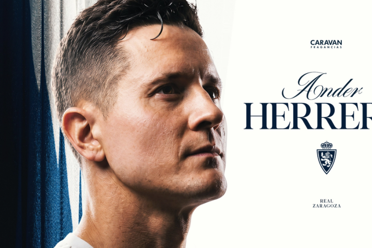 Ander Herrera concretiza volta emocionante ao Real Zaragoza após 15 anos