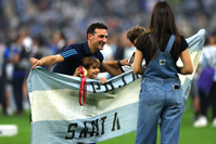 Scaloni se emociona ao falar da famlia: 'Me ensinaram a nunca desistir' 