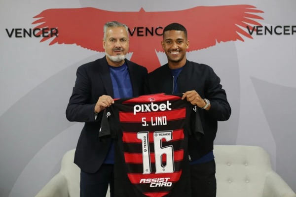 Aps empolgar na estreia, Lino  apresentado no Fla: 'Clube gigantesco'