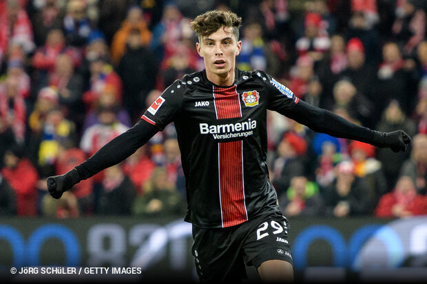Kai Havertz, sensao do Leverkusen, ser disputado por gigantes europeus