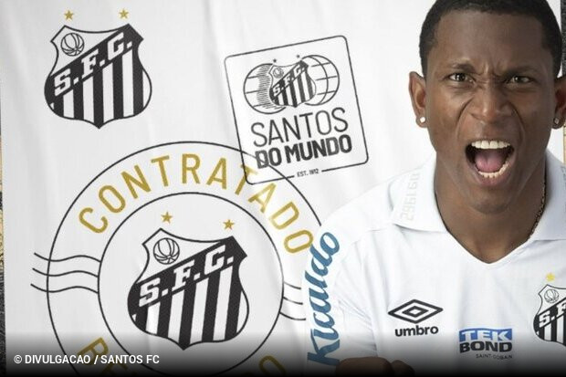 De saída do Santos, Angulo é anunciado como reforço do Emelec para