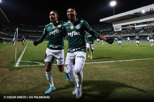 Palmeiras vence o Coritiba e encerra série de quatro jogos com