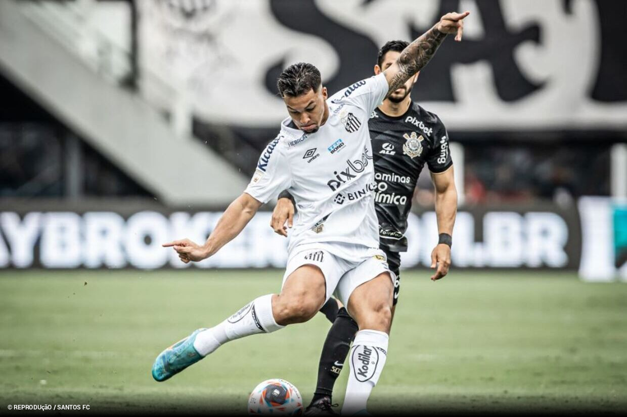 Santos busca empate com o Corinthians aos 53 minutos do segundo