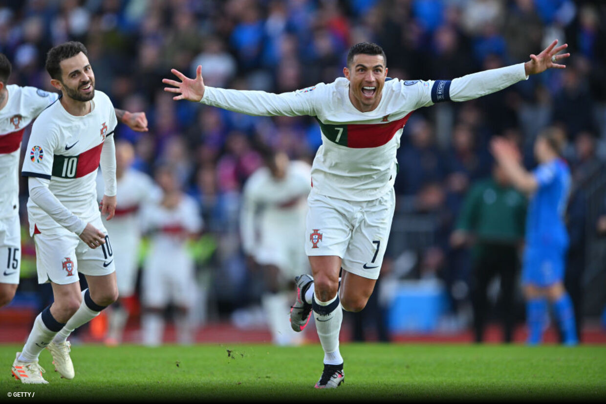 Eliminatórias Euro 2024: em seu jogo 200 por Portugal, Cristiano