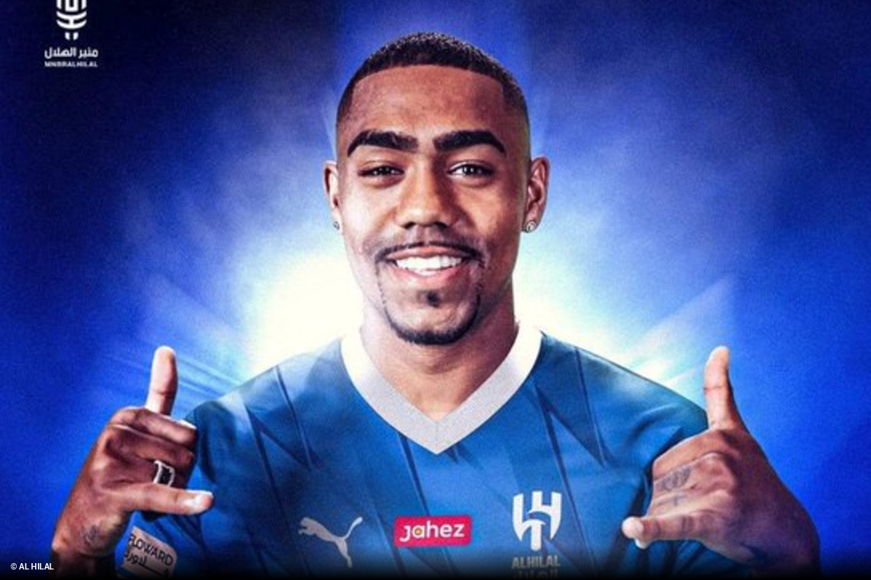 Malcom aproveita a melhor fase da carreira para capitalizar no Al-Hilal