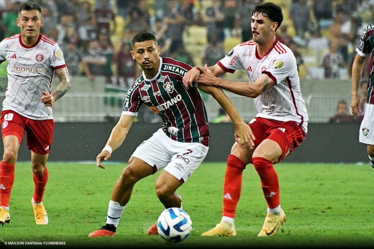 Fluminense Versus O Mais Forte Da Taça Libertadores Foto Editorial