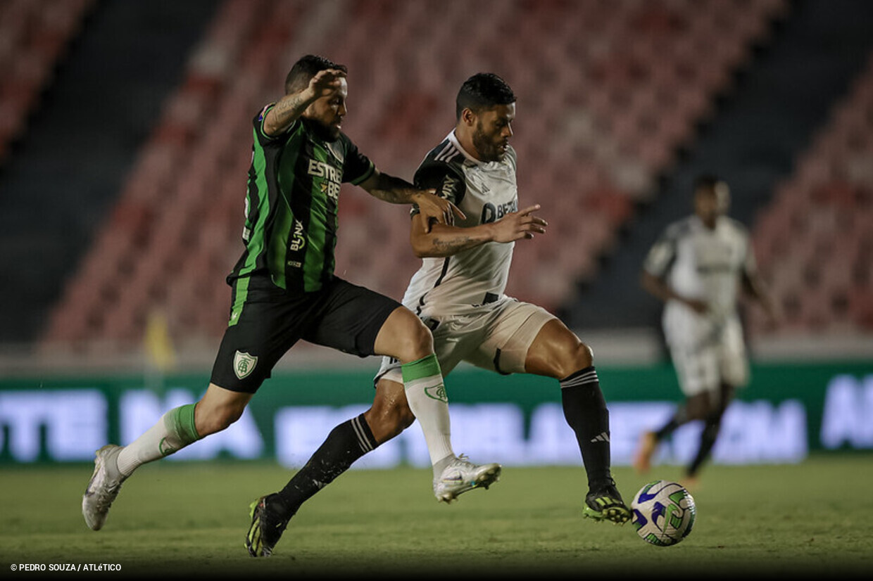 Com um a menos, Atlético-MG segura empate com Inter