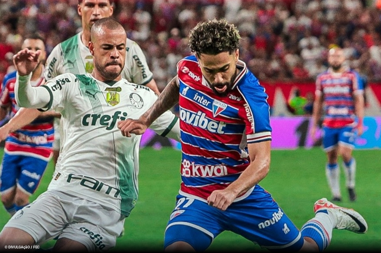 Após apagão, Fortaleza x Palmeiras é encerrado com empate e