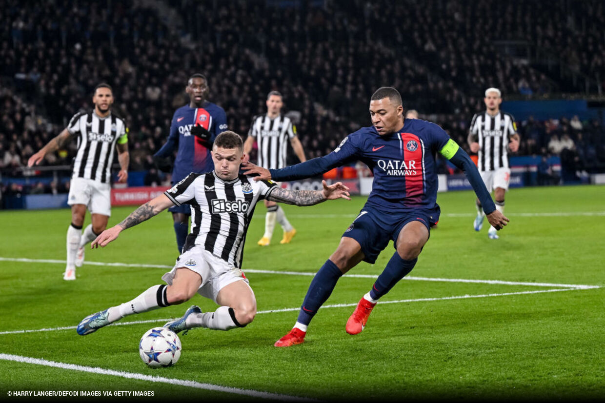 PSG marca no fim e arranca empate com o Newcastle na Champions