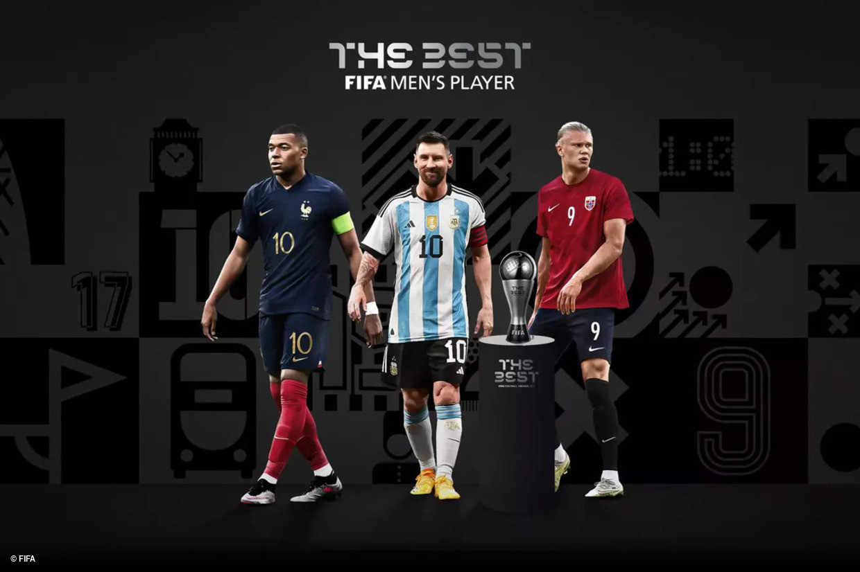 Haaland supera Messi e é eleito melhor jogador do ano pela Uefa