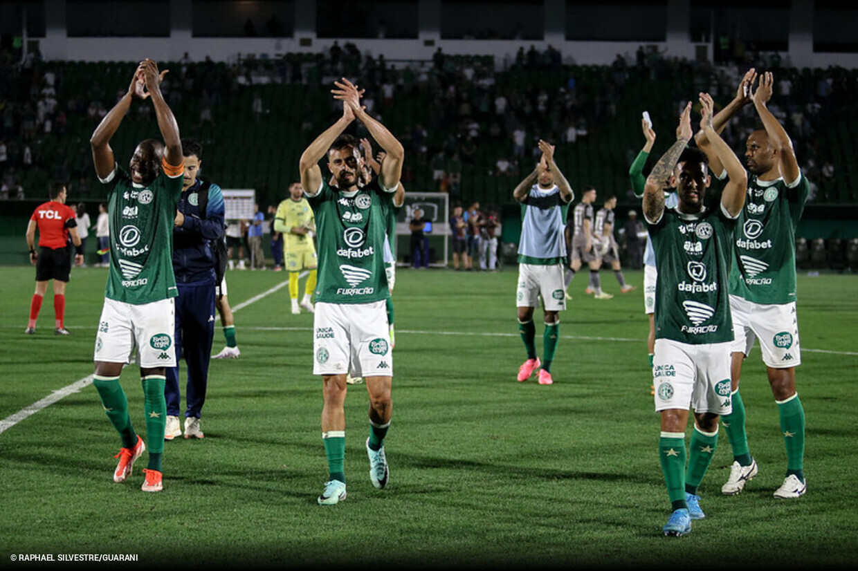 Ms mais vitorioso que o ano todo, melhor srie e esperana... Guarani enxerga milagre