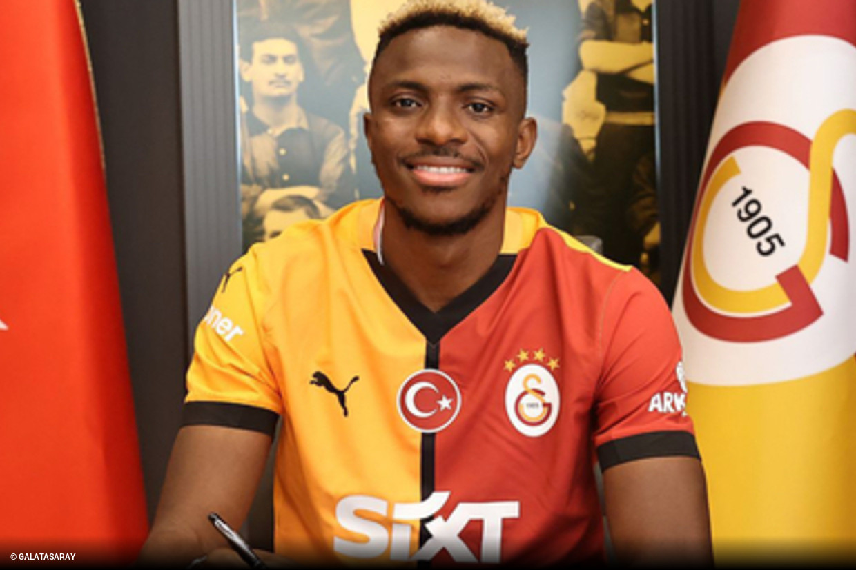Disputado por Chelsea e clubes rabes, Victor Osimhen  confirmado no Galatasaray