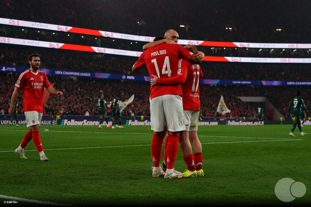 Benfica leva susto, mas conquista empate contra o Monaco e avana na Champions