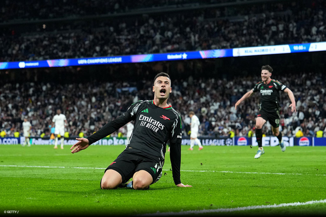 Arsenal no d brechas para remontada, bate o Real no Bernabu e avana na Champions