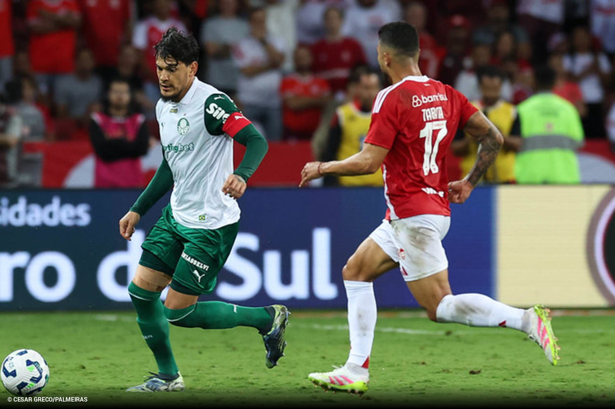 Palmeiras acaba com invencibilidade do Inter em 2025 e vai para o topo da tabela